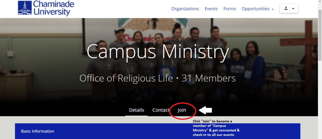 CUH Presence – Campus Ministry